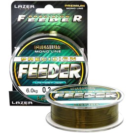 LAZER LINE Monofilament Fishing Line 150 m Diameter 0.26 mm Test 6.0 kg - Grass Green Line for Method Feeder - Carp Fishing Assembly - Carp Rig - Monofilament Fishing Tendon - Nylon Thread Leader -