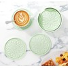 HFHOME Silicone Coasters Set for Drinks - 6 Pack With