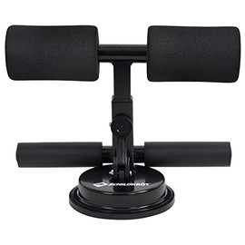 Schildkröt® Sit-Up Trainer, Abdominal Trainer with Leg Fixation and Suction Cup, Targeted Abdominal Training, Abdominal Trainer for Home, Sit-Ups Assistant, 960143