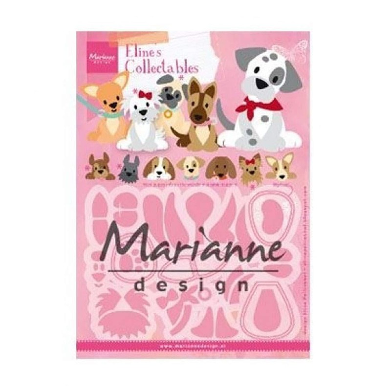 Marianne Design Cutting Die, Metal, Pink, Medium