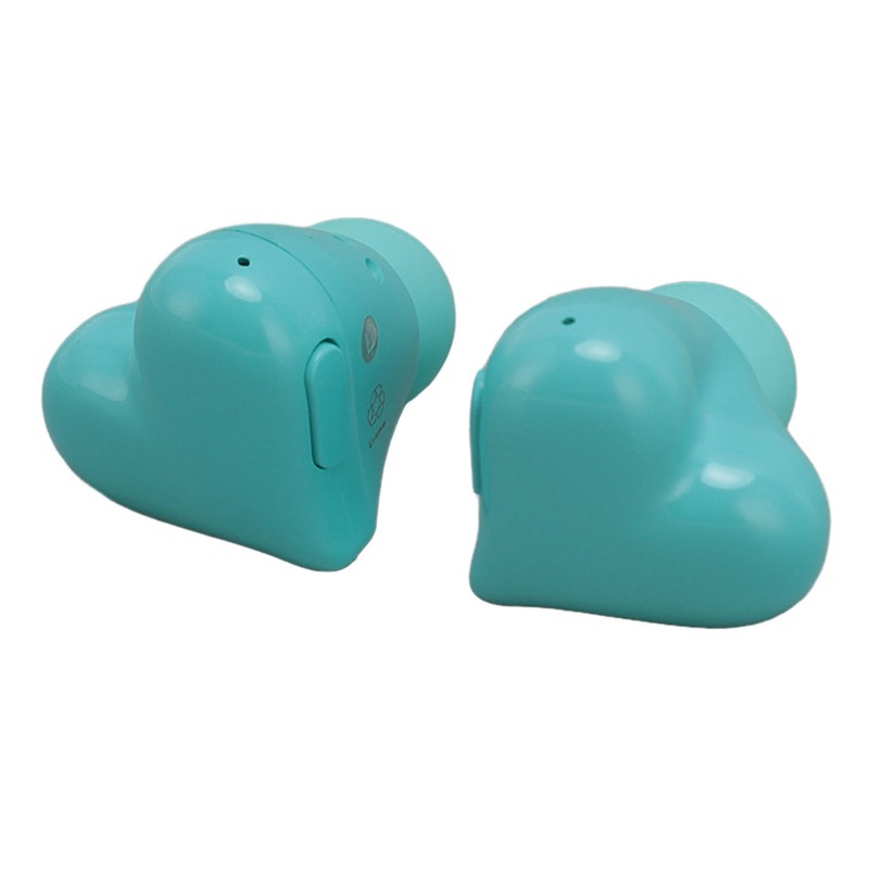 Heart Shaped Wireless Earbuds HIFI Stereo Sound Waterproof Bluetooth 5.3