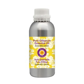 Deve Herbes Pure Olibanum Essential Oil (Boswellia carterii) Steam Distilled 630ml (21 oz)