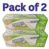 Ziploc Ri-pac Zipper Seal Freezer & Storage Bags, Quart Size,