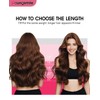 Youngsmile Human Hair Extensions Clip in Color 2 Dark Brown,