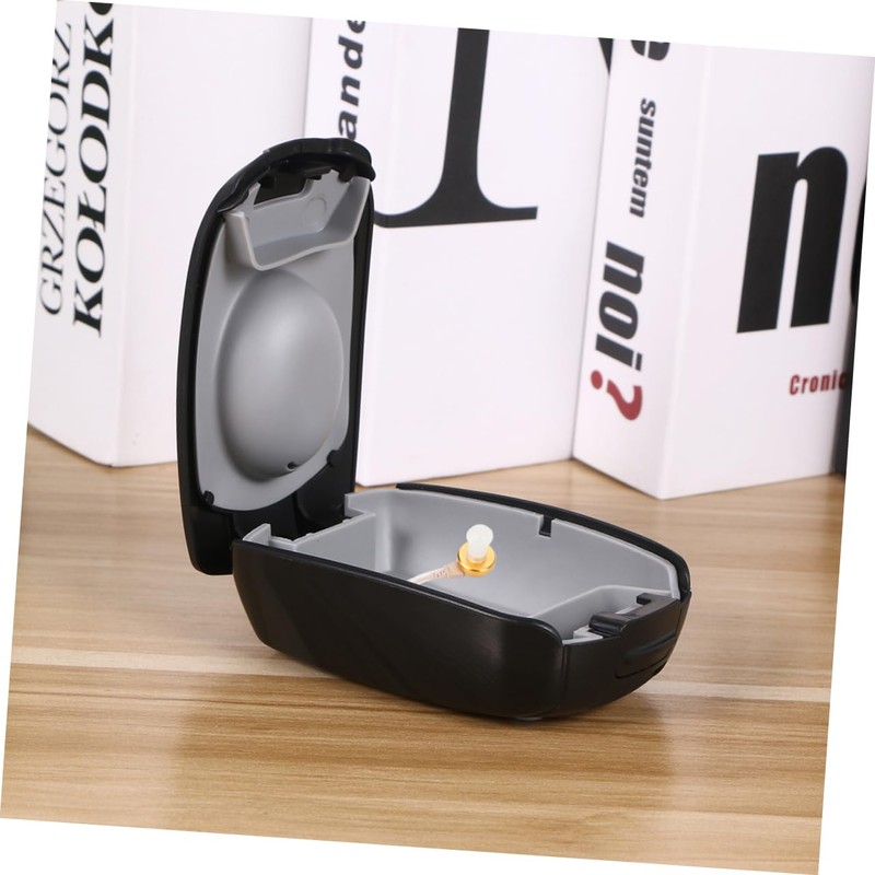 Baluue 3 Pcs Holder Container Headphone Mount Earbud Holder Storage