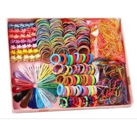 780pzs Mini Ligas Para Cabello Elásticas, Donas Para Cabello