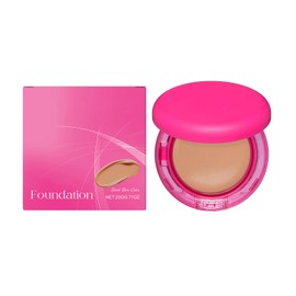 Peptide Bounce Foundation for Mature Skin: Hydrating Age-Defying Balm Foundation with Natural Satin Finish Buildable Coverage Lightweight & Vegan Makeup for All Skin Types (Dark, 20g)