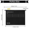 Suspension Files, MerryNine 15PCS Polypropylene Filing Cabinet Suspension Files with