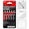 15 x TopsTools T111C 100mm Jigsaw Blades Designed for Fast