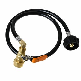 3 FT Propane Hose with Regulator - Gas Grill Regulator and Hose Without Gauge - Propane Hose for Gas Grill, Gas Stove, FIRE Pit, Gas Griddle, Propane Stove - LP Hose