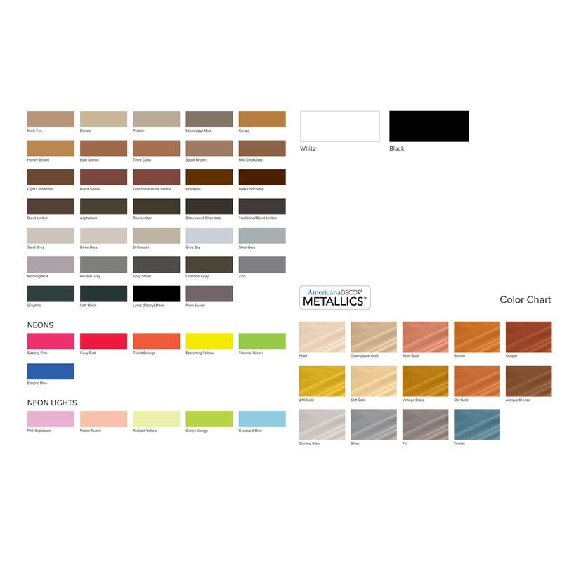 DecoArt Americana Acrylic Multi-Purpose Paint, Soft Black