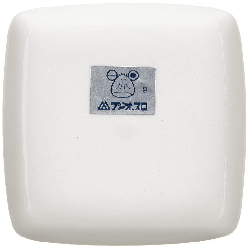 Fujio Akatsuka 904504 Bakabon Family Petite Square Small Plate, 2.2