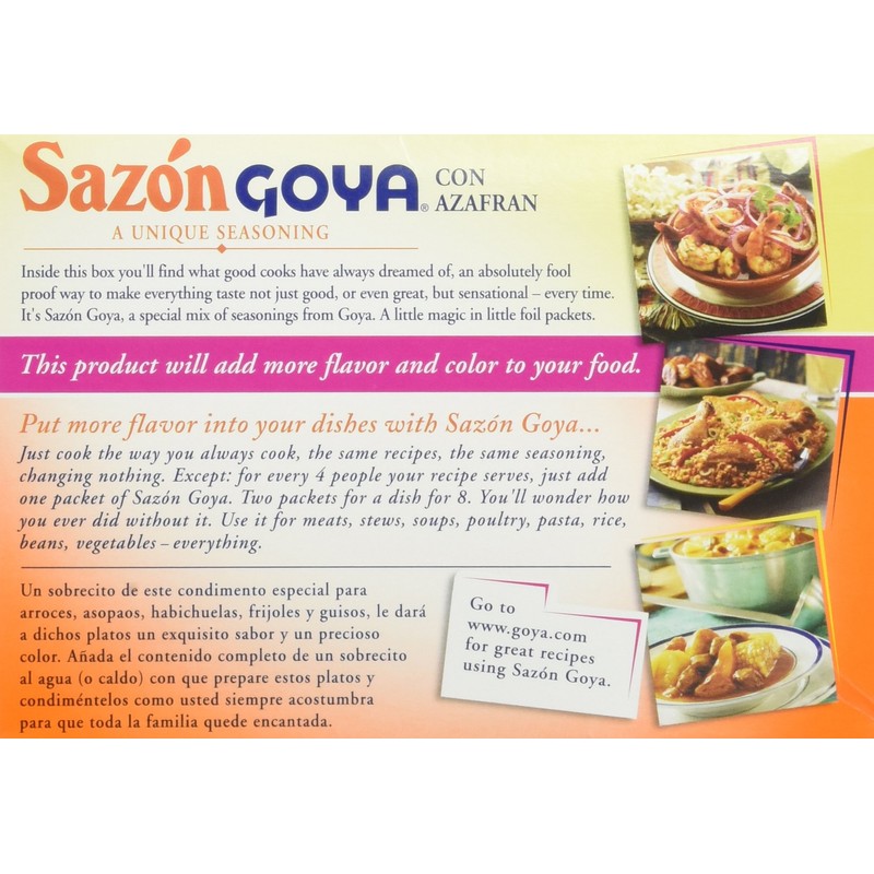 Goya Sazon Goya Cilantro & Annantto, 3.52-Ounce Units (Pack of