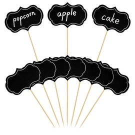 50 Pieces Cheese Markers for Charcuterie Board - Food Labels for Party Buffet - Cocktail Picks - Cupcake Toppers Picks - Decorative Food Tags - Appetizer Signs for Dinner Food, Wedding