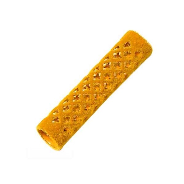 COIPRO Metal Rollers Diameter 13 mm Orange Flocked Pack of