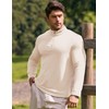 JMIERR Men's Muscle Sweatshirts Quarter Zip Pullover Fleece Classic Polo