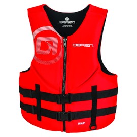 O'Brien Men's Traditional Neoprene Life Jacket, Red, 3X-Large