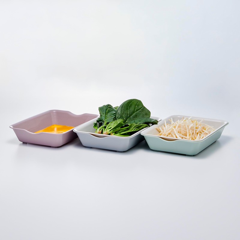 Ihara Planning VC-GRL Stackable Antibacterial Bat & Colander, Wide, Smoky