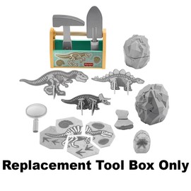 Replacement Part for Fisher-Price Dinosaur Discovery Playset - GMN42 ~ Replacement Toy Box with Handle