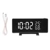 Digital Clock 3 Color Projection LED Switch Display Time Clock