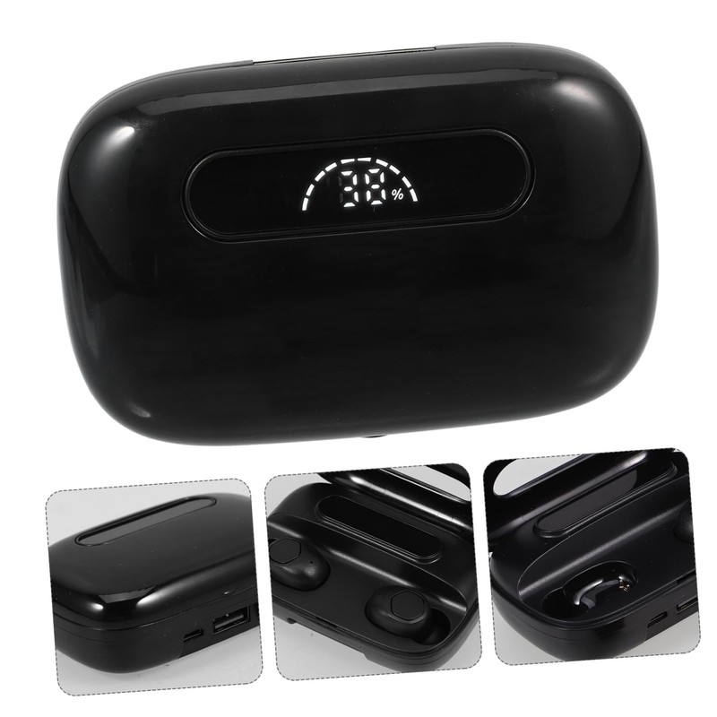 LABRIMP 1 Pair Wireless Stereo Earphones with Digital Display Ergonomic