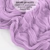 12 Pack Lavender Cheesecloth Table Runner 35 x 70 Inch