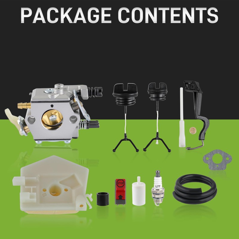 CARBBIA 503281504 Carburetor Tune Up Kit WT-170-1 Compatible with Husqvarna