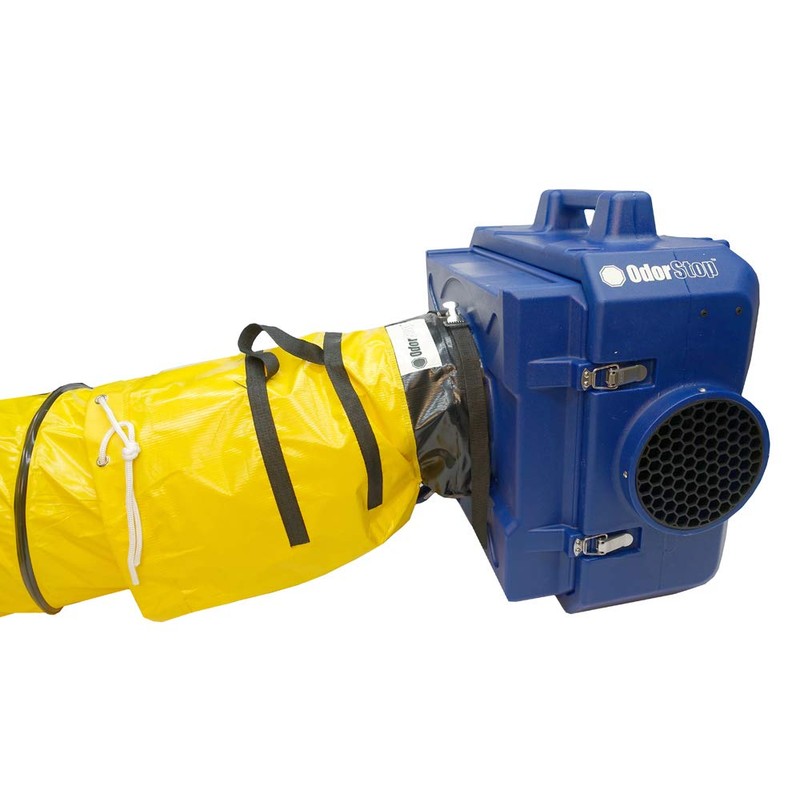 OdorStop Flexible Duct in Various Sizes and Lengths with Connecting
