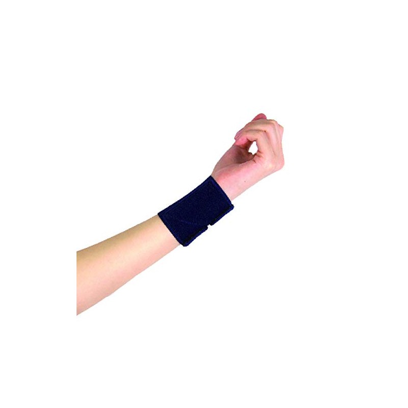 竹虎 手関節固定バンド(手首サポーター) ソフラウルファー リスト ネイビー XLサイズ 手首廻り16~24cm 抗菌加工済 左右兼用