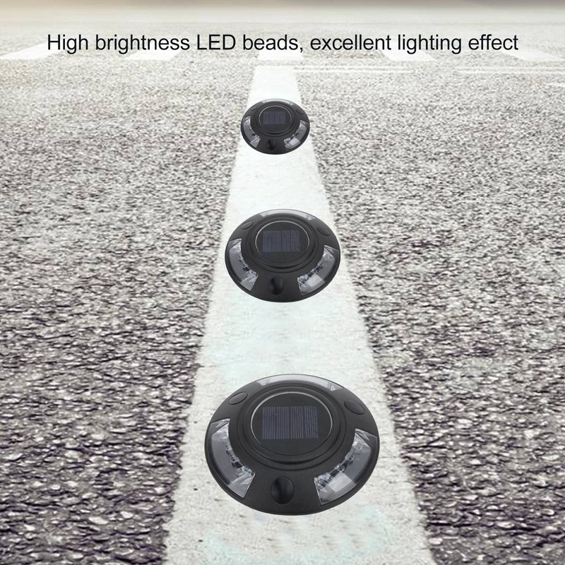 Solar Driveway Marker Light Aluminium Alloy Solar Powered Outdooor Waterproof