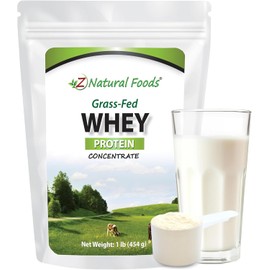 Z Natural Foods- “Concentrado de Proteína de Suero Polvo de Proteína de Suero Alimentado con Hierba Limpio de Nueva Zelanda P Procesado en Frío