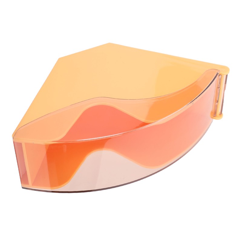 Fan Shape Storage Box with Dustproof Cover Compact Acrylic Filter