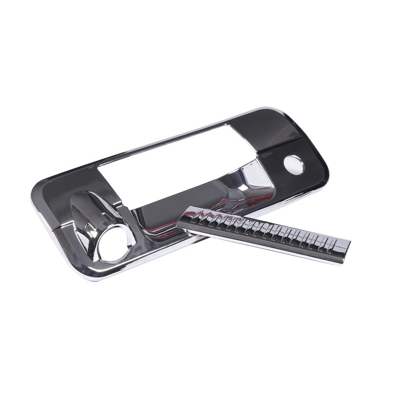 car-king888 Chrome ABS Rear Tailgate Grab Handle Covers Exterior Fits