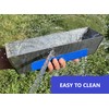 14" Drywall Mud Pan Heli-Arc Welded Stainless Steel [ Fitted