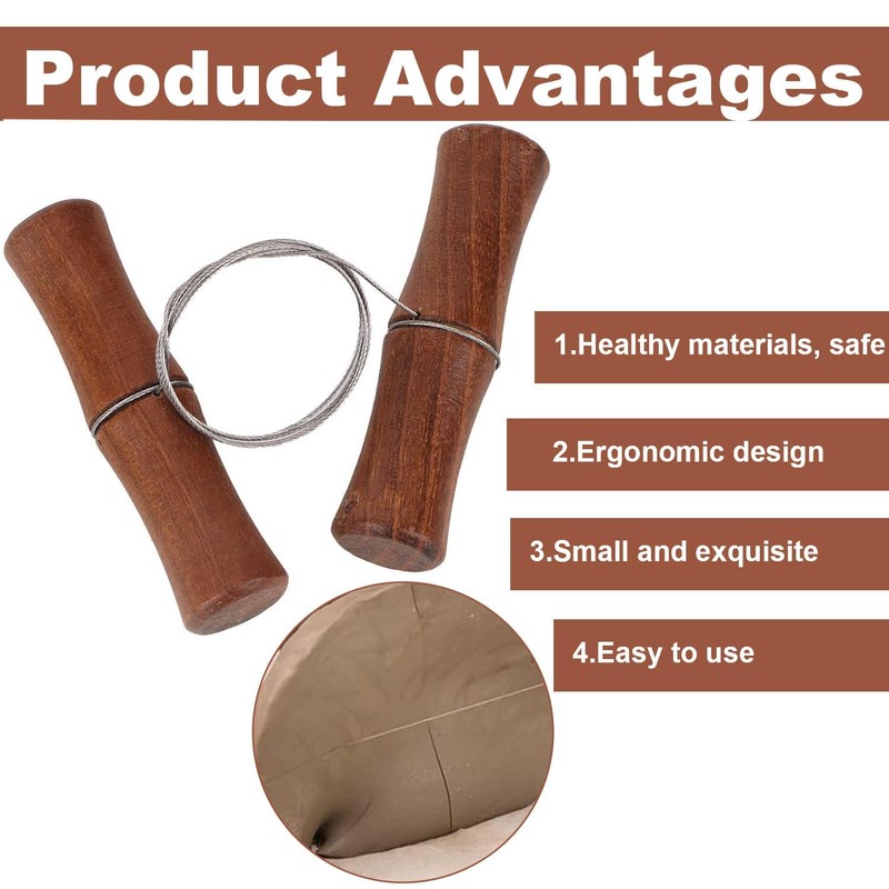 1Pcs Cutting Wire for Clay and Cheese - Durable Stainless