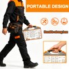 859PCS Grade 8 SAE Bolt Assortment Kit with Storage Box,