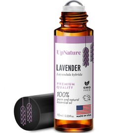 UpNature Lavender Essential Oil Pure Roll On - 100% Natural Lavender Oil for Skin