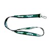 Jeep Iconic Text and Grille Logo Military Green Lanyard -