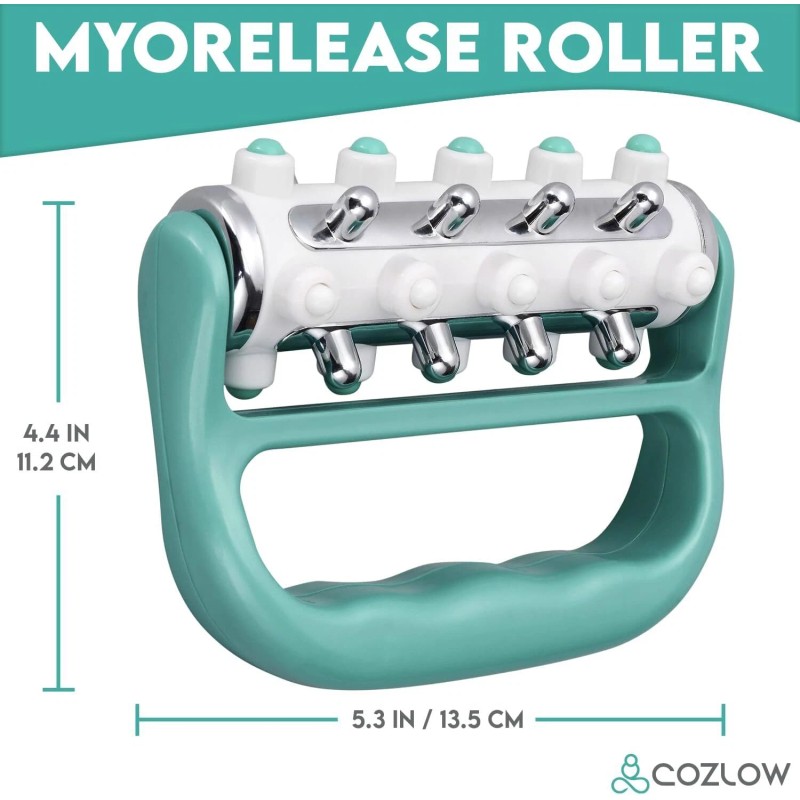 MyoRelease Lymphatic Drainage Massager (Green), Ultimate Fascia Release & Scar