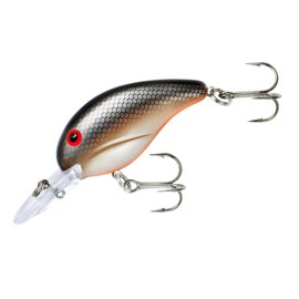 BANDIT LURES 221SC 200 Series Hard Bait Fishing Lure, Silver and Orange Finish