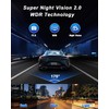 3 Channel 4K WiFi Dash Cam, 4K+1080P+1080P Front Inside and
