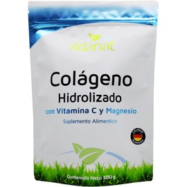 Vidanat Colágeno Hidrolizado Puro con Vitamina C y Magnesio - 300 g