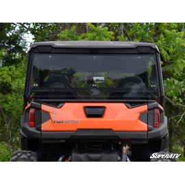 SuperATV Heavy-Duty Rear Windshield for 2016+ Polaris General 1000 / 2017+ General 4 / 2020+ XP 1000 / XP 4 1000 | 1/4" Thick Light Tint Polycarbonate that is 250x Stronger than Glass | USA Made