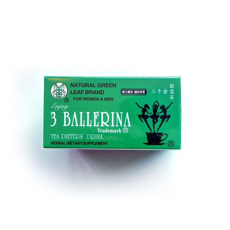 3 Ballerina Tea Regular Strength Dieters Drink Value Pack -