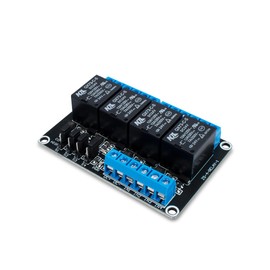 Innfeeltech 1pcs DC 24V Relay Module 4 Channel Relay with Optocoupler High or Low Level Trigger Expansion Board