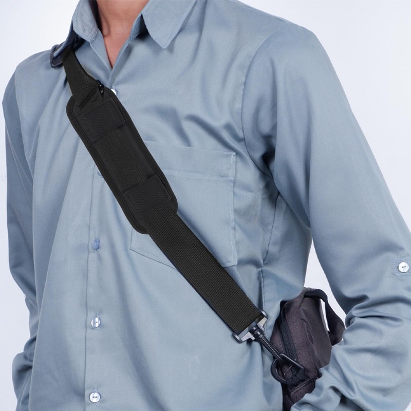 PEOVLVN Shoulder Strap Pad, Black Removable Backpack Strap Pads Extra
