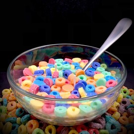 Froot Loops Cereal Bowl Candle