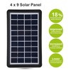 Polysilicon Solar Cell Panel, 9V 3W, Outdoor Use, 18% Conversion