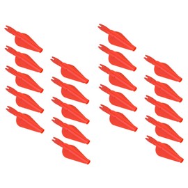 BESPORTBLE 20pcs Integrated Arrow Tails for Archery Practice Fletching for Enhanced Accuracy and Performance Outdoor Training