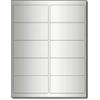 4" x 2" Silver Foil Labels for Laser Printers -